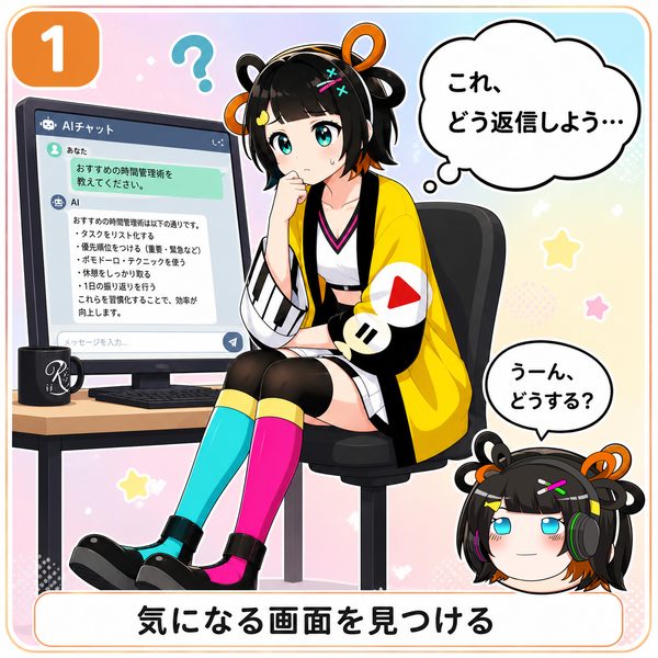 気になる画面を見つける
